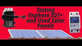 Solar Panels and Energy Meter Testing [upl. by Nevetse]