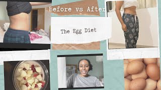 Lose 10kg in 10 Days Tried the 900 Calorie Egg Diet for 6 days With NO WORKOUT  I Love Bread😍 [upl. by Arlo]