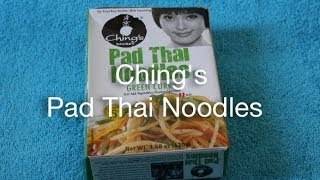 Chings Pad Thai Noodles Green Curry [upl. by Roxana206]