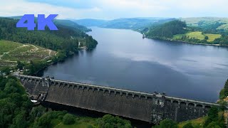 Lake Vyrnwy Powys Wales  4K Video [upl. by Lamonica403]