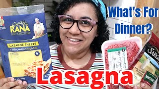 Cooking Delicious Lasagna RANA Lasagna Sheets Review [upl. by Boar129]