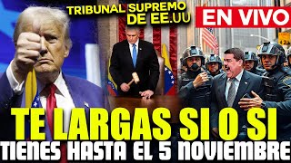 URGENTE🔴CONGRESO ESTANODUNIDENSE DA ULTIMATUM A MADURO HASTA ESTE 5 DE NOVIEMBRE SE VA SI O SI [upl. by Kenyon]