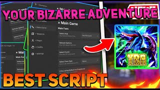 Your Bizarre Adventure Script GUI  Hack Auto Farm Get Item Stand Farm And More PASTEBIN 2024 [upl. by Tham]