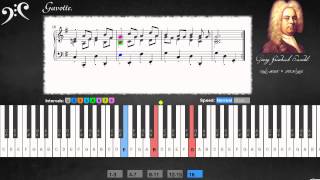 Handel  Gavotte Learn to play [upl. by Trescha144]