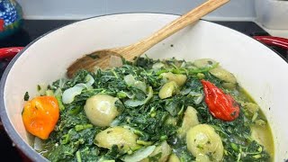 Bitekuteku Recette Congolaise Lėgumes vert aux aubergines Callaloo [upl. by Ydrah560]