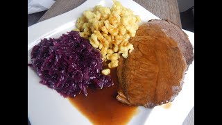 Rinderbraten butterweich und zart Ganz einfach [upl. by Naerad843]