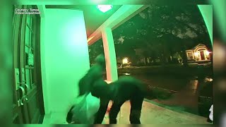 Camera captures thief stealing package off doorstep of Tampa home [upl. by Flemming667]