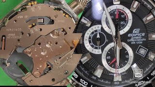 Assembly and Disassembly of Miyota cal0s10 service of Casio edifice [upl. by Addi519]