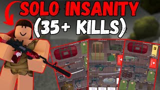 SOLO INSANITY 35 KILLS  Apocalypse Rising 2 ROBLOX [upl. by Ramedlaw]