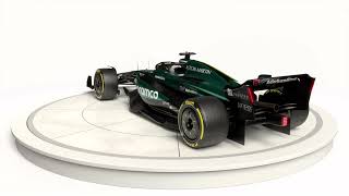 Aston Martin AMR24 F1 Team Season 2024 Formula 1 Race Car 3D model [upl. by Ru]