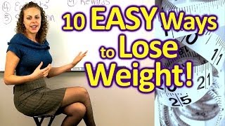 10 EASY Ways to Lose Weight amp Get Healthy Weight Loss Tips How to Diet Food Health Coach [upl. by Awra]