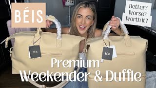 BEIS PREMIUM Weekender amp Duffle Review AND COMPARISON [upl. by Egduj]