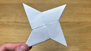 How To Make a Paper Ninja Star Shuriken  Origami [upl. by Anerehs]