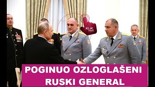 POGINUO OZLOGLAŠENI RUSKI GENERAL [upl. by Eileen]