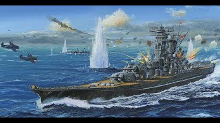 Classic Duels  US Navy carrier aircraft vs Musashi amp Yamato [upl. by Ayrad]