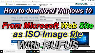 How to download Windows 10 1909  Convert iso image to bootable Windows 10 using Rufus Tool [upl. by Rafaelle]