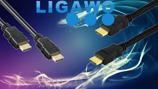 Hardware  HDMI Kabel 01  Ligawo 6540104 High Speed HDMI Kabel und Nylonmantel [upl. by Ahsienaj852]