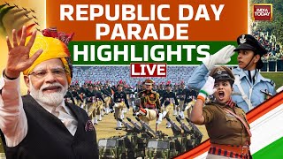 Republic Day 2024 Highlights LIVE 26 Tableaux To Highlight Women Empowerment On 75th Republic Day [upl. by Aliekat]