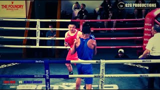 THE FOUNDRYS THE FIRE STARTER  ERIC MAX vs ALHAJI SHERIFF Amateur Boxing Fight [upl. by Kaspar]