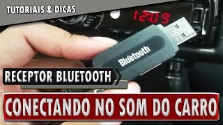 🔸 Como instalar Receptor Bluetooth USB para Som Automotivo [upl. by Iloj]