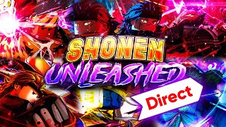 The Shonen Unleashed Direct Release Date New Characters Variations [upl. by Anyale952]