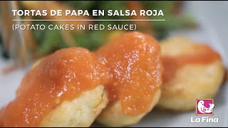 Tortitas de papa en salsa roja [upl. by Staci]