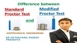 Difference Between Standard Proctor Test and Modified Proctor Test [upl. by Neelyaj243]