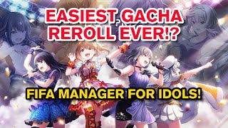 IDOLY PRIDE FIRST LOOK Idols Management Gameplay amp Reroll Details Less Than 1 Minute to Reroll [upl. by Judson]