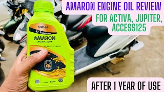 Amaron Scooter 10w30 Engine Oil Review amaronoil amaronengineoil [upl. by Notsob]