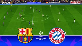 Barcelona vs Bayern Munich  UEFA Champions League 2425  Full Match All Goals  FC 25 Gameplay PC [upl. by Chapland]