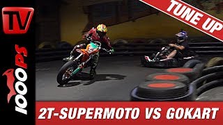 2 Takt Supermoto vs GoKart  Driftbattle 33  SuMo Drift  2Takt [upl. by Gwenora]