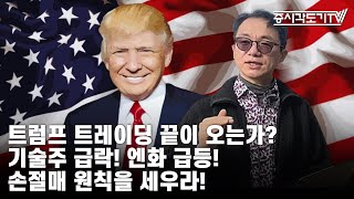 미국마감 트럼프 트레이딩 끝이 오는가 기술주 급락 엔화 급등 손절매 원칙을 세우라 [upl. by Eseila329]