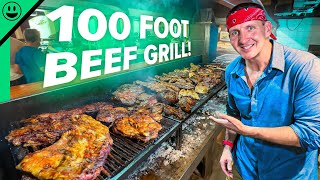 World’s Biggest Beef Buffet Heart Attack Challenge in Argentina [upl. by Ayatnwahs979]