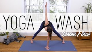 Yoga Wash  Detox Flow  Yoga With Adriene [upl. by Nosittam]