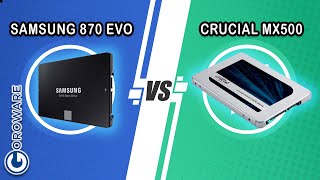 Comparativa velocidad SSD Samsung 870 EVO vs Crucial MX500 de 250GB [upl. by Adriana]