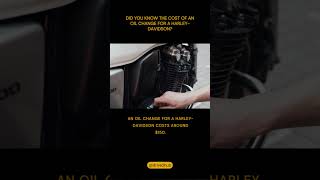 HarleyDavidson Oil Change Cost automobile carmaintenance [upl. by Oinimreh805]