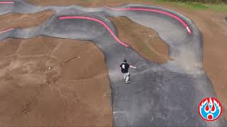 Follow me Pumptrack Lainate filmata con il drone Skaters MaikP Boardstyle [upl. by Nawuj]