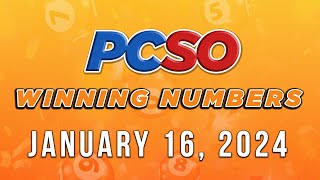 P49M Jackpot Ultra Lotto 658 2D 3D 6D Lotto 642 and Super Lotto 649  January 17 2024 [upl. by Emmuela]