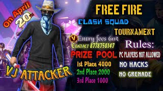 Free Fire Live Stream Tamil ✨🥰 Tournament Update ✨🥰 Class Squad [upl. by Pius]