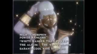 Mighty Morphin Power Rangers quotWhite Ranger Tiger Powerquot Music Video [upl. by Nekal]