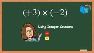 The Power of Counters How to Multiply Integers with Counters  Math Defined with Mrs C [upl. by Annadiane235]