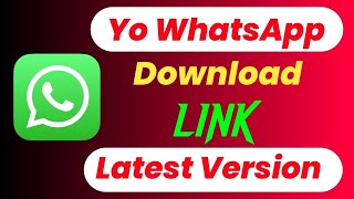 YO Whatsapp download link 🔗 YO Whatsapp kaise update kare  How to update yowhatsapp [upl. by Mckenna]