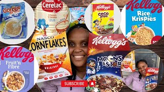 Eating Cereals for a week food foodie eating youtube kelloggs viralvideo breakfast cereal [upl. by Htebzile]