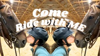 HORSE RIDING VLOG  GoPro Horse Riding Lesson [upl. by Elias]