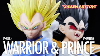 Tonsen arttoys  Primitive Prince amp Proud Warrior Custom Heads Review [upl. by Storfer71]