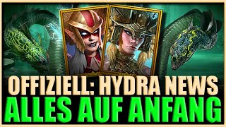 Raid Shadow Legends  Offiziell Hydra Rebalancing  Trunda NerfBuff  Yannica Nerf  Big Update [upl. by Elleon]