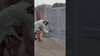 New spray paint gate youtubeshorts paintingsupplies viralvideo [upl. by Nahtnoj235]