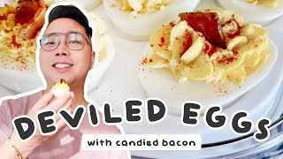 Deviled Eggs With Bacon [upl. by Vittoria]