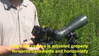 Using the Swarovski Universal Camera Adapter for Digiscoping [upl. by Conlon]