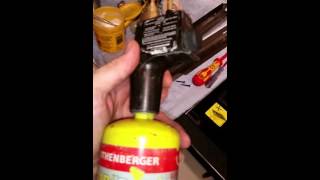 Faulty Rothenberger SuperFire 2 Blow Torch Propane Gas Leak [upl. by Meijer61]